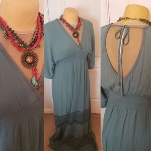 Beautiful Green Maxi Dress